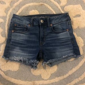 Women’s American Eagle midi denim cut off shorts